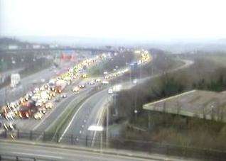 Traffic on the M25. Picture: Highways England