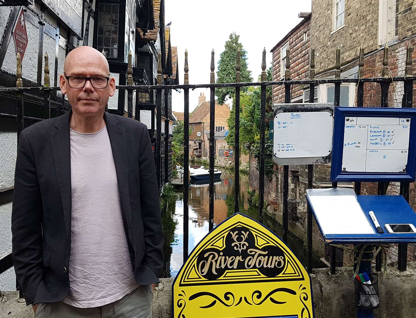 Adrian Mills, managing director of Canterbury Historic River Tours
