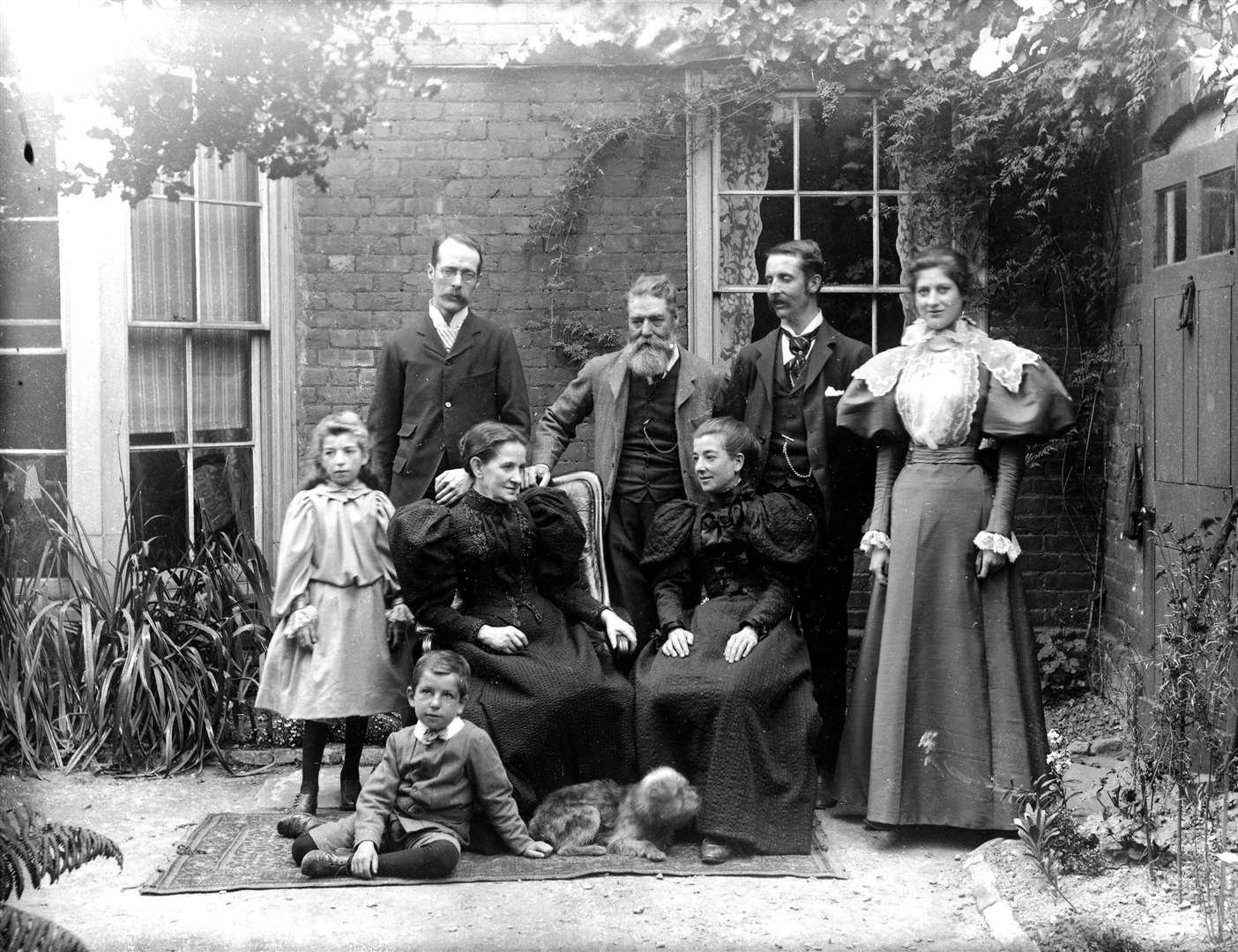 A photo which under the hammer at the Canterbury Auction Galleries in 2005 - Mary Tourtel is pictured far right