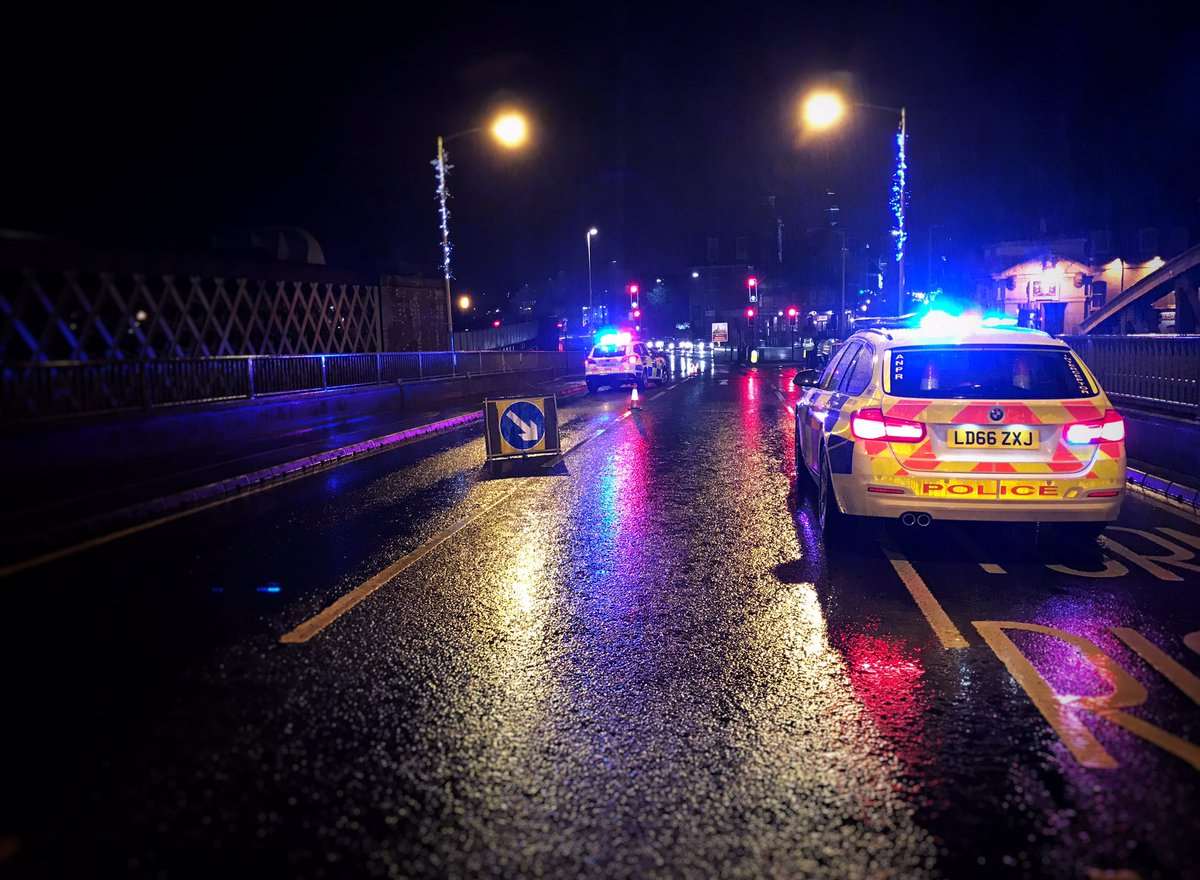 Police at the scene of the crash. Picture: Kent Police RPU