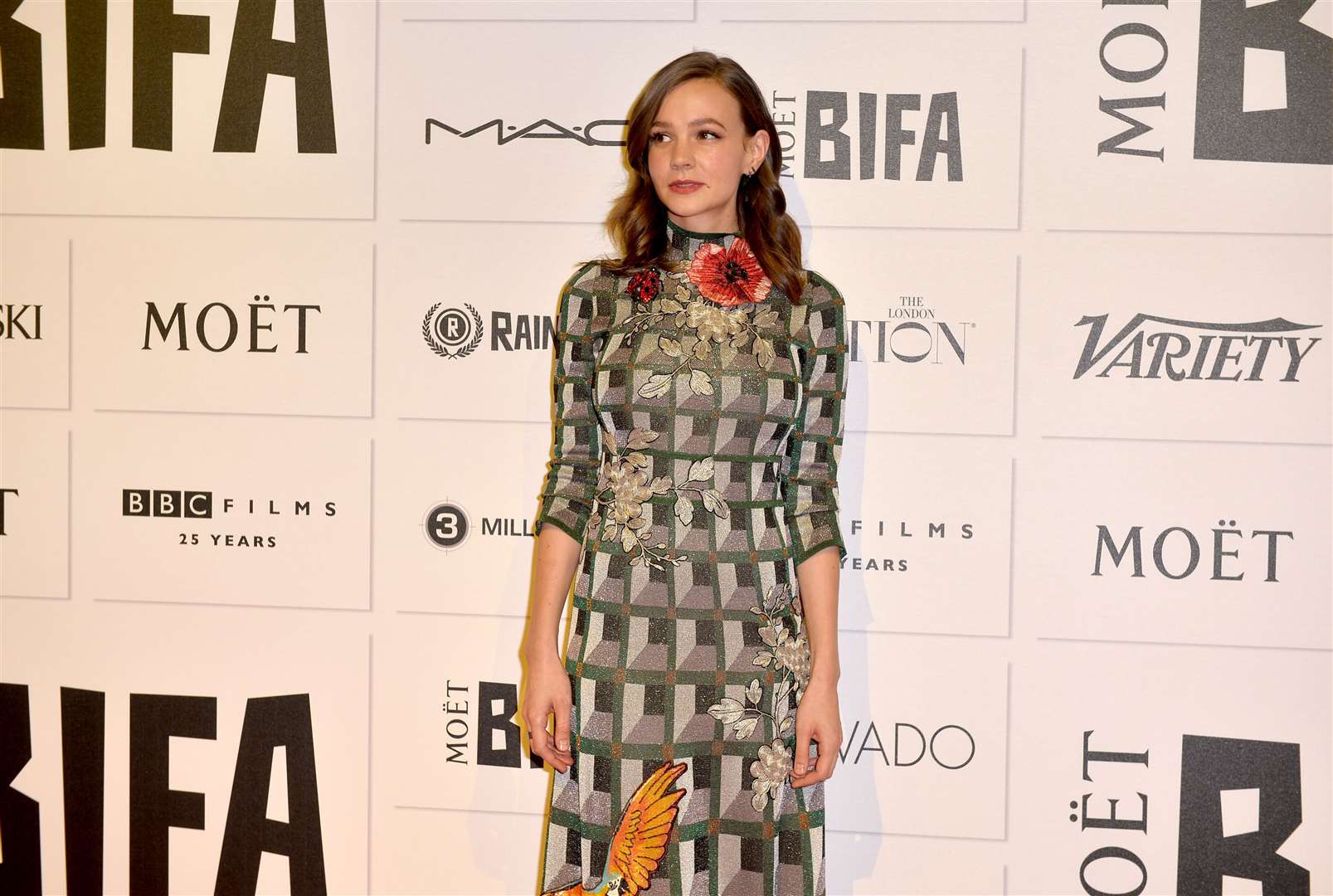 Carey Mulligan at the British Independent Film Awards in London in 2015 (PA)