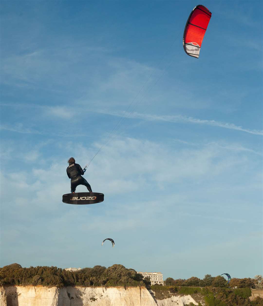 Kitesurfing at Pegwell Bay. Picture: Tide Water Sports