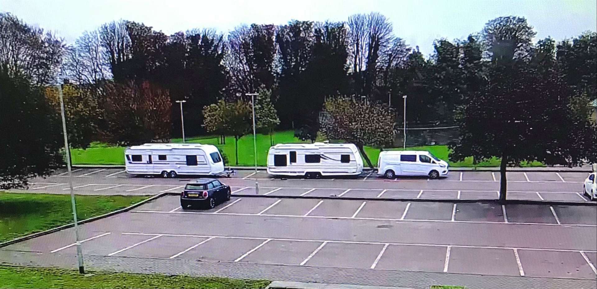 The small encampment was moved on by Dover District Council Picture: DDC