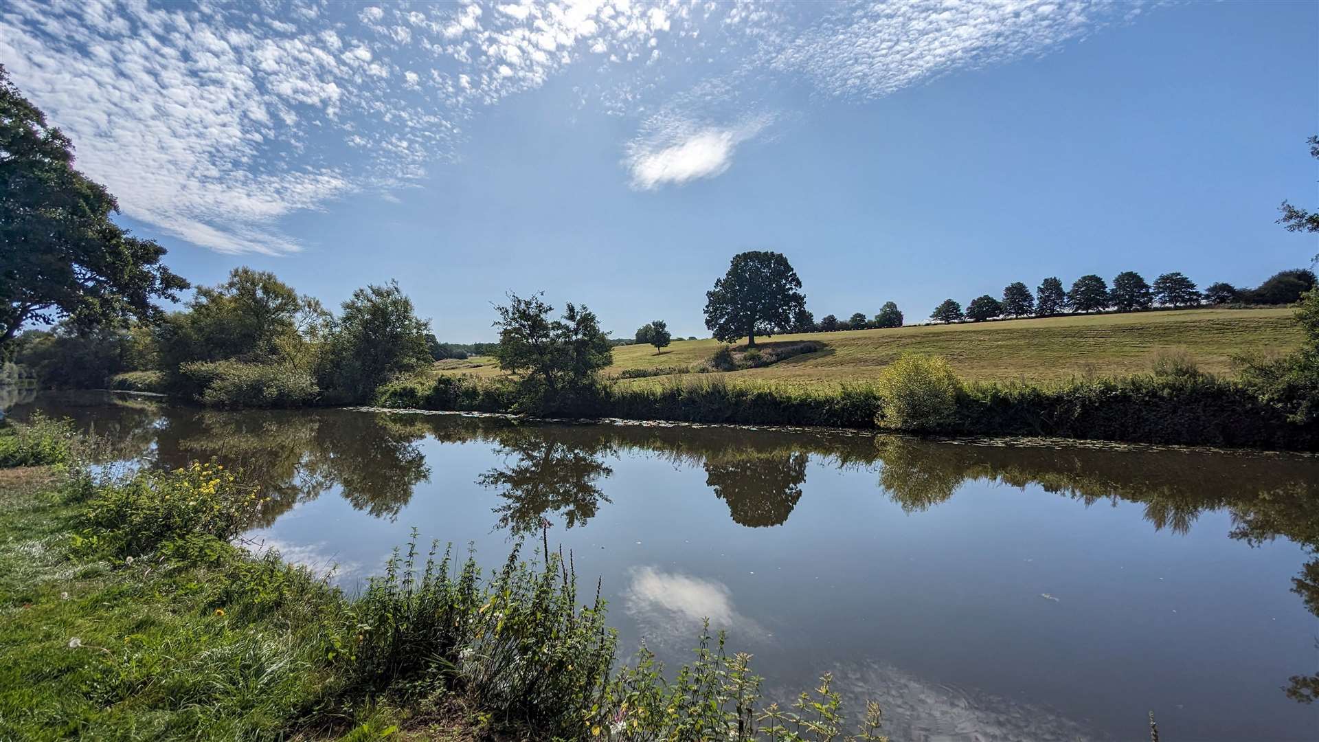 The Medway valley is beautiful spot for a walk on a summer’s day