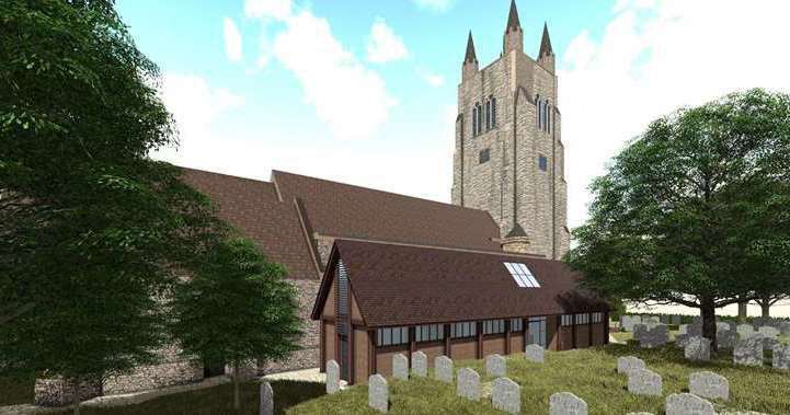 How the extension at the rear of St Mildred's will look once work is complete