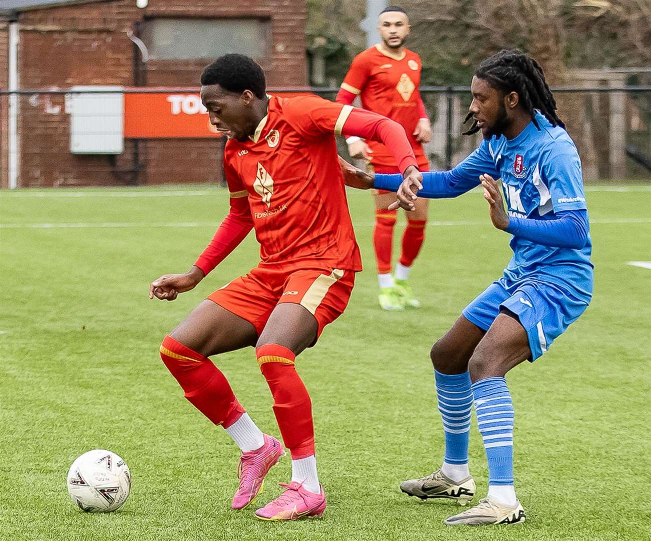 Ronald Sithole - scored a hat-trick for Whitstable to sink Tunbridge Wells. Picture: Les Biggs