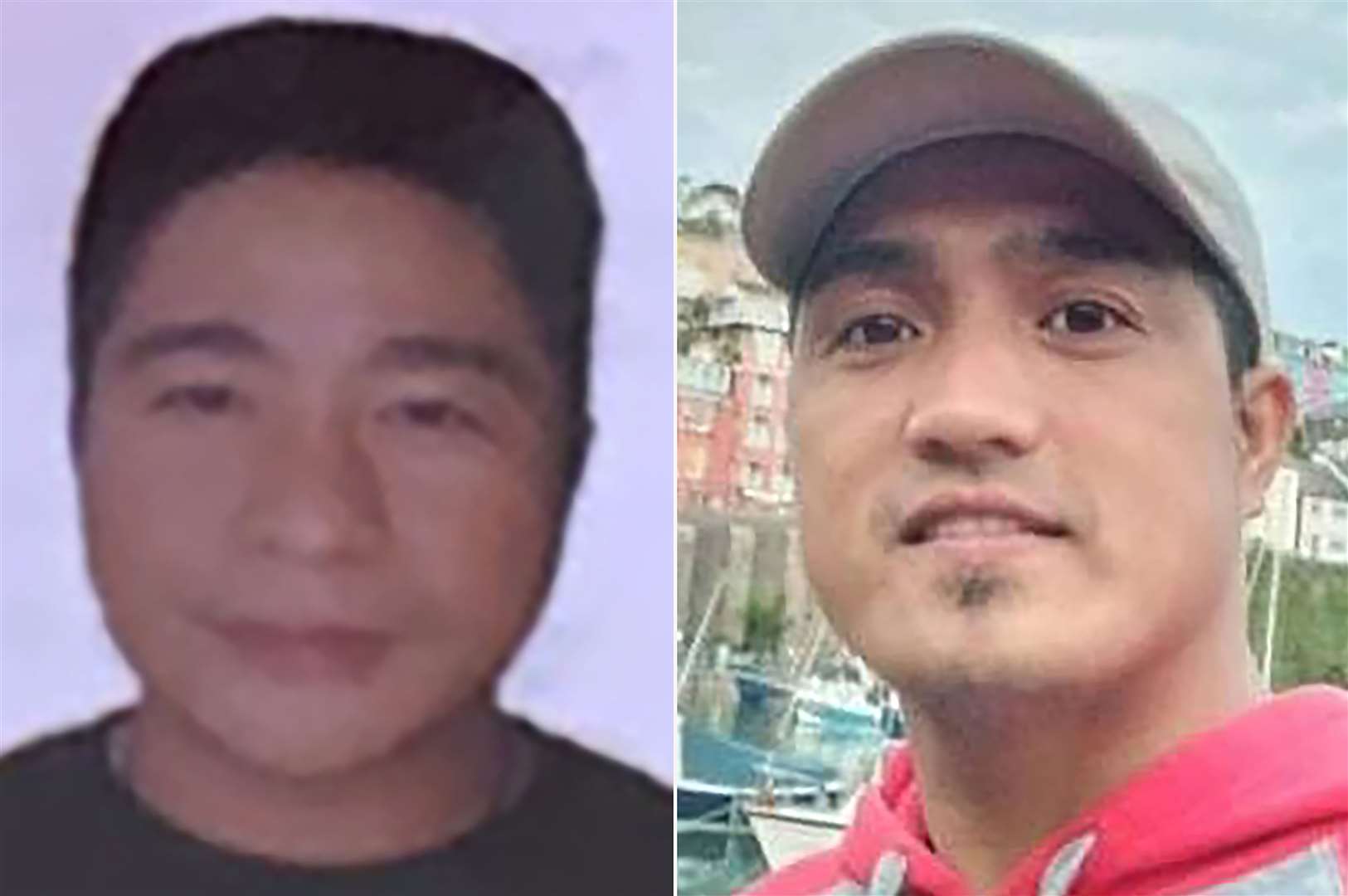 Larry Simyunn (left) and Jervis Ramirez Baligat (right) who along with Michael Michieli are presumed dead after fishing boat L’Ecume II sunk after being struck by the Commodore Goodwill at around 5.30am last Thursday (December 8).