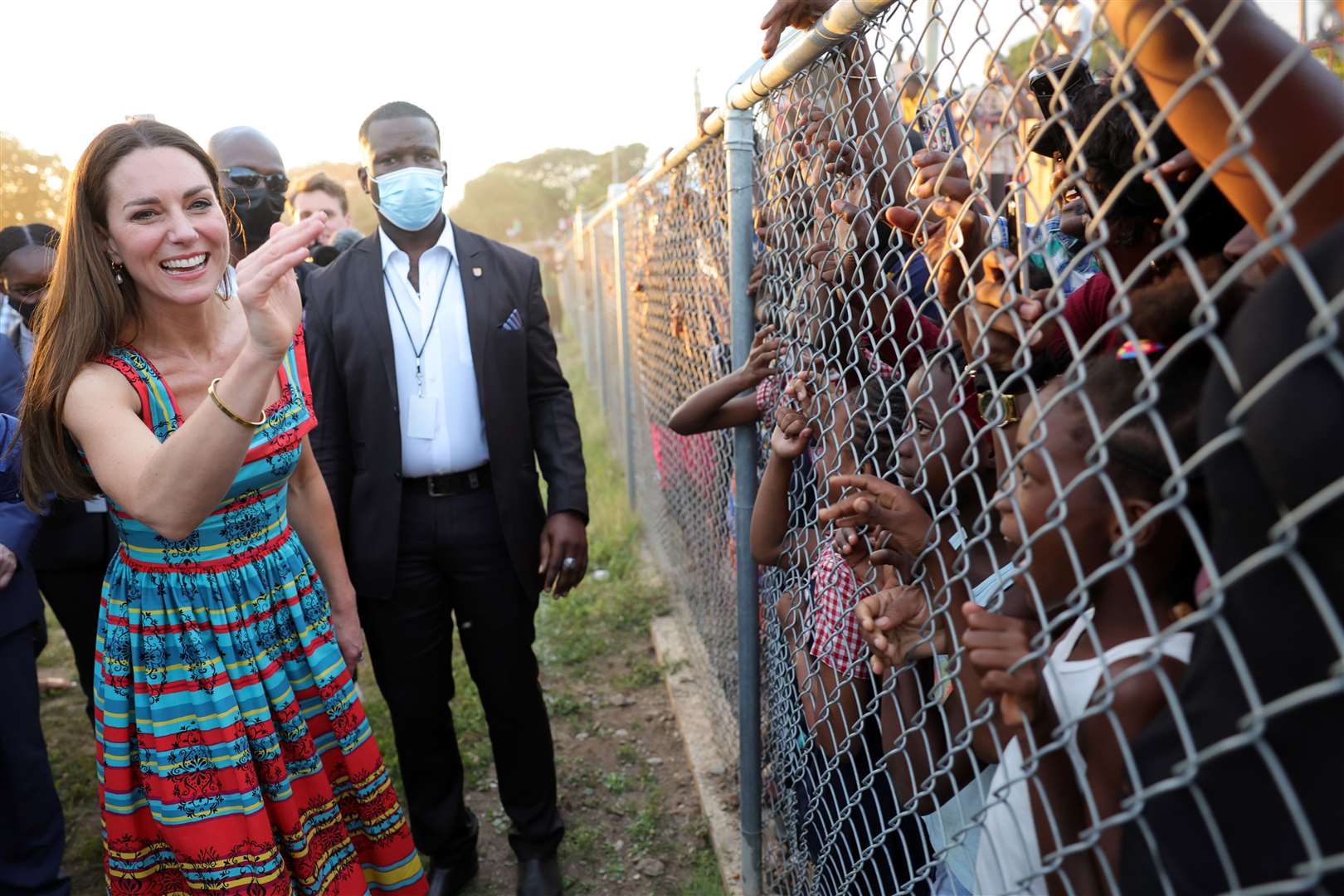 The Duchess of Cambridge in Kingston, Jamaica (Chris Jackson/PA)