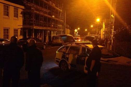 Police in High Street, Queenborough