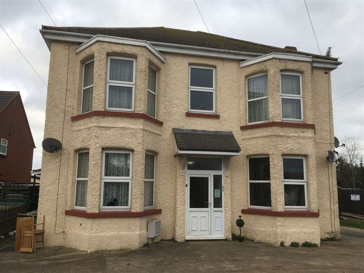 A man was treated for smoke inhalation after his ground-floor flat in the former Plough Inn pub in Plough Road, Minster, Sheppey, caught fire