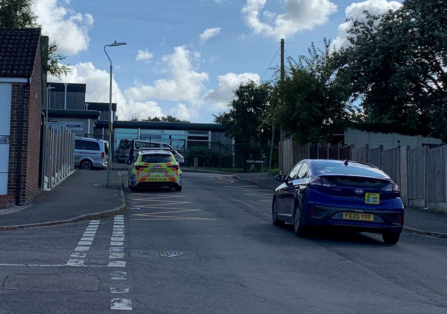 Pupils were sent home from The Orchard School in Canterbury after the incident