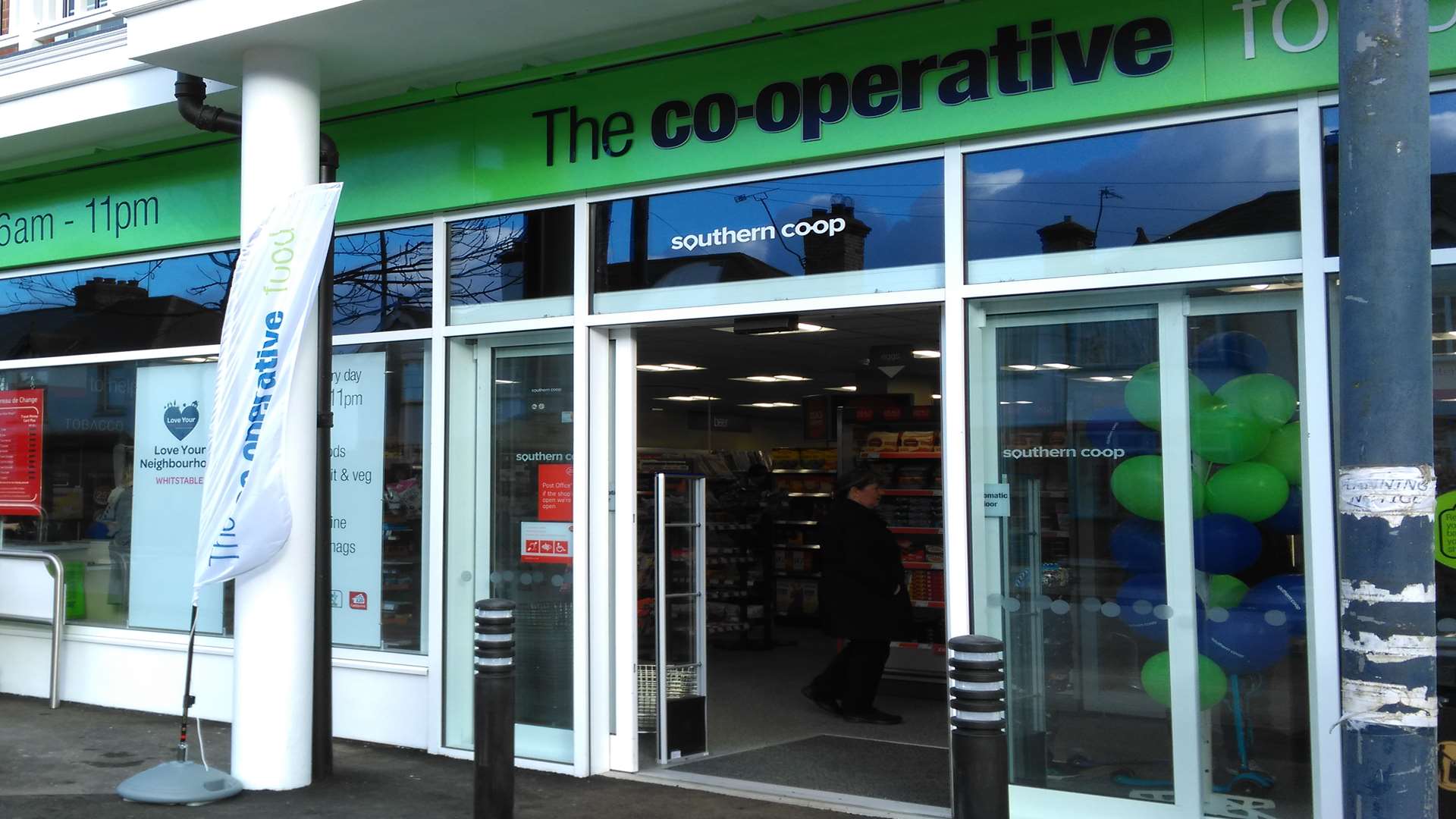 The Co-Op in Cromwell Road was opened earlier today