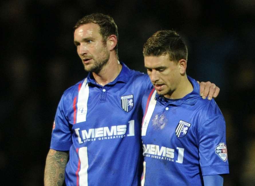 Cody McDonald and Danny Kedwell last teamed up together at Port Vale Picture: Barry Goodwin