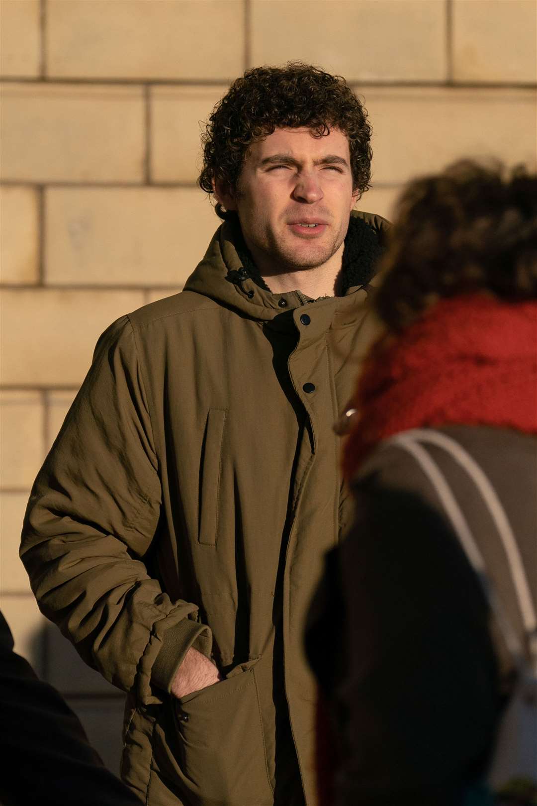 Alasdair Gibson arriving for trial at Northampton Crown Court in January 2023 (Joe Giddens/PA)