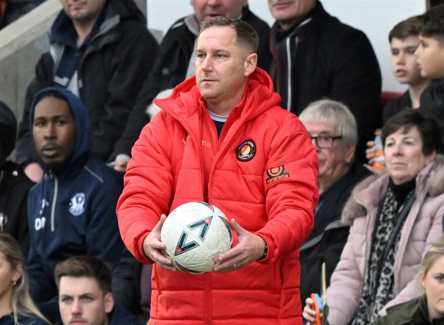 Ebbsfleet manager Dennis Kutrieb. Picture: Keith Gillard