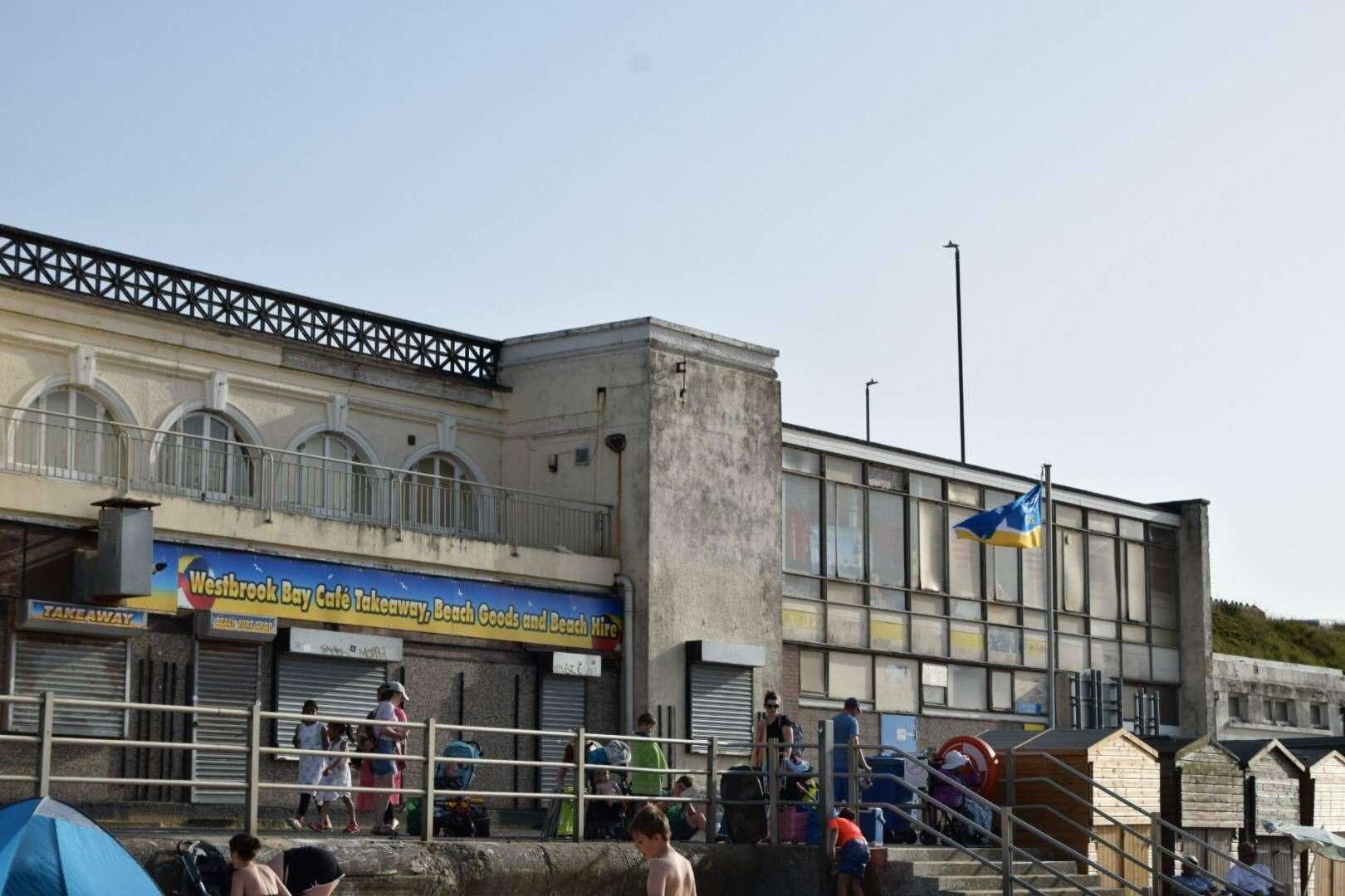 The Westbrook Loggia site on Margate beach. Picture: Roberto Fabiani