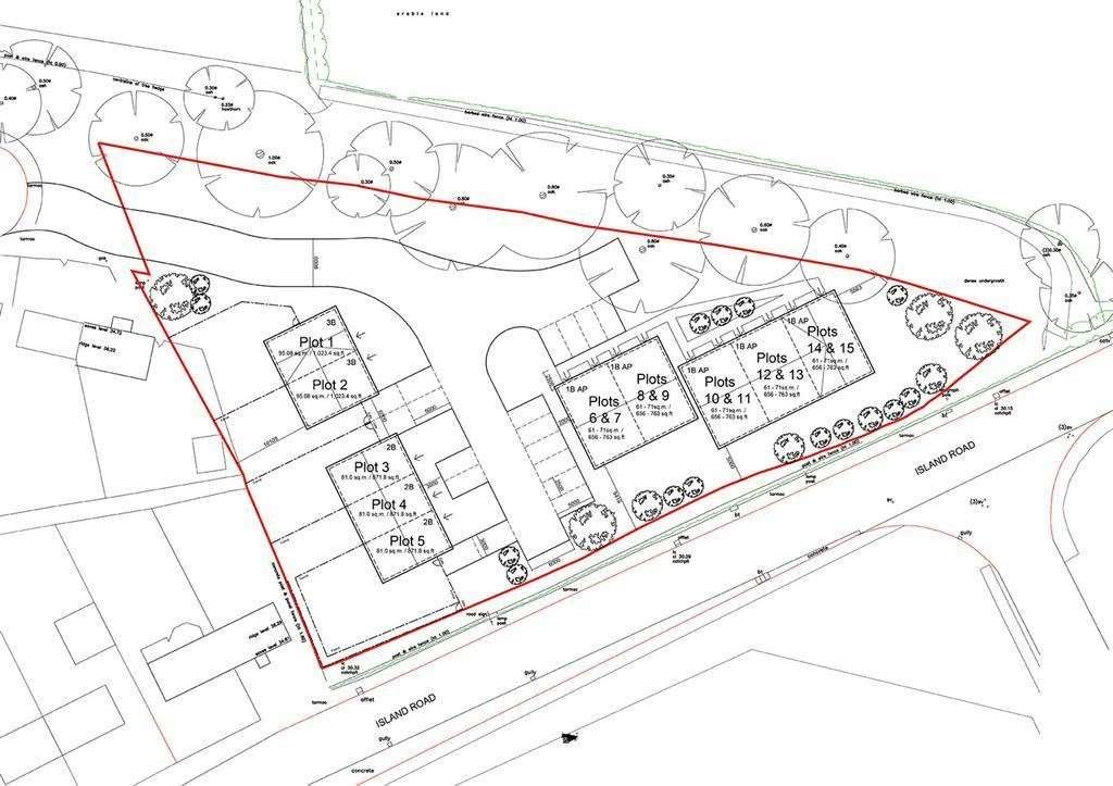 The proposed plans drawn up by the housing association for the site in Hersden, near Canterbuy. Picture: Barnard Marcus Auctions