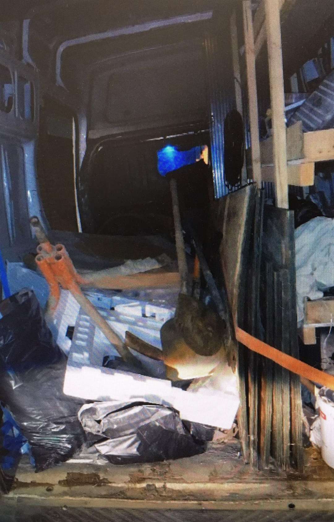 Vans were seized by police during a crackdown on fly-tipping in Maidstone (5428979)