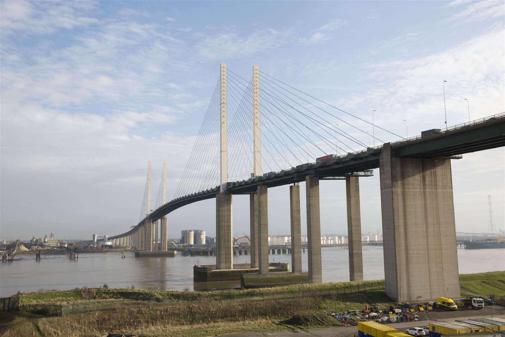 Overnight closures at the Dartford Crossing will continue this week. Picture: National Highways