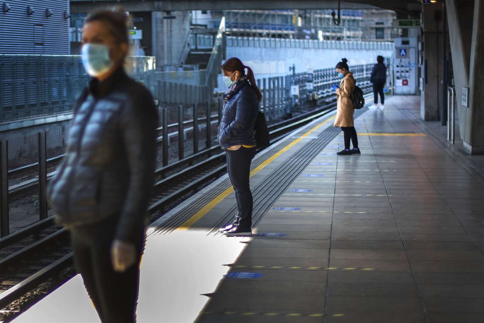 People have been advised to wear face coverings in shops and they will now be mandatory on public transport in England from June 15 (Victoria Jones/PA)