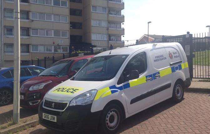 Mr O'Rourke's body was found at the block of flats