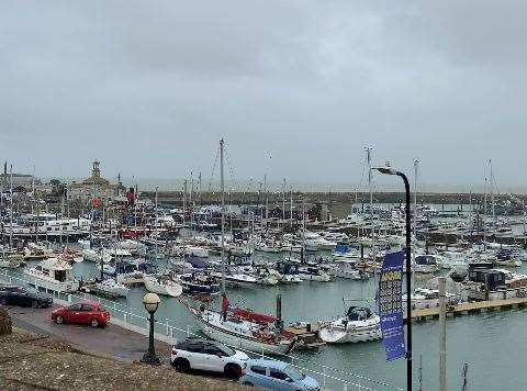 Concern for a man sparked a huge emergency response at Ramsgate harbour