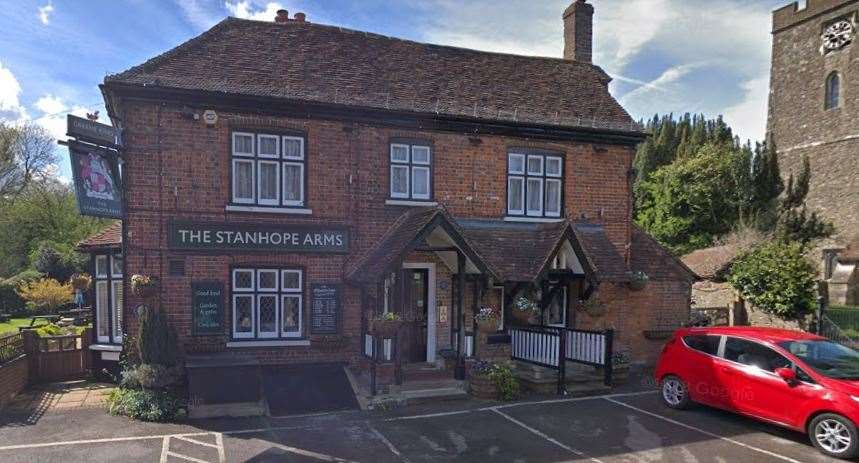 White was the landlord of the Stanhope Arms in Brasted