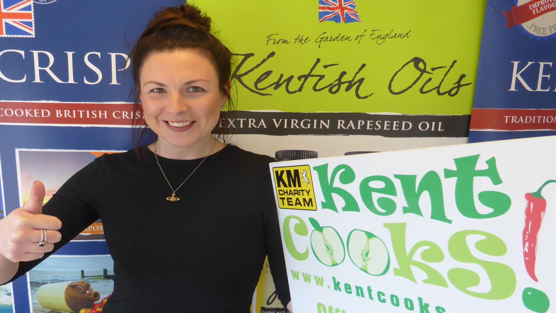 Laura Bounds of Kent Crisps and Kentish Oils announces support for Kent’s official school cookery contest, Kent Cooks.