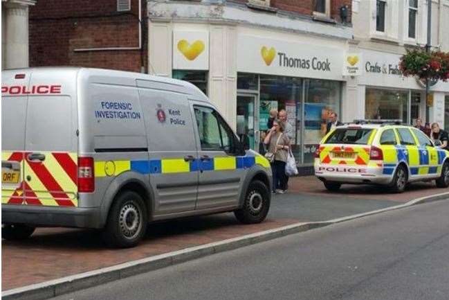 Police were called to Mount Pleasant Road, Tunbridge Wells. Picture: Steve Desson