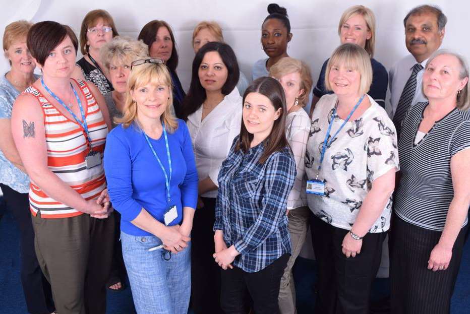 The cancer team at Darent Valley Hospital