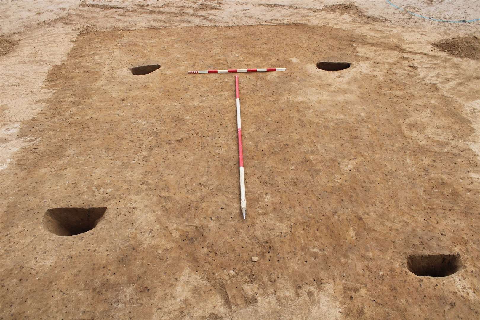 The Roman postholes found at Deal