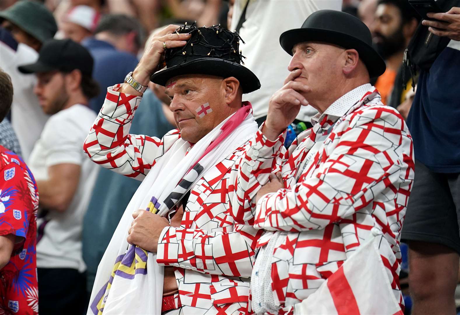 England fans (Mike Egerton/PA)