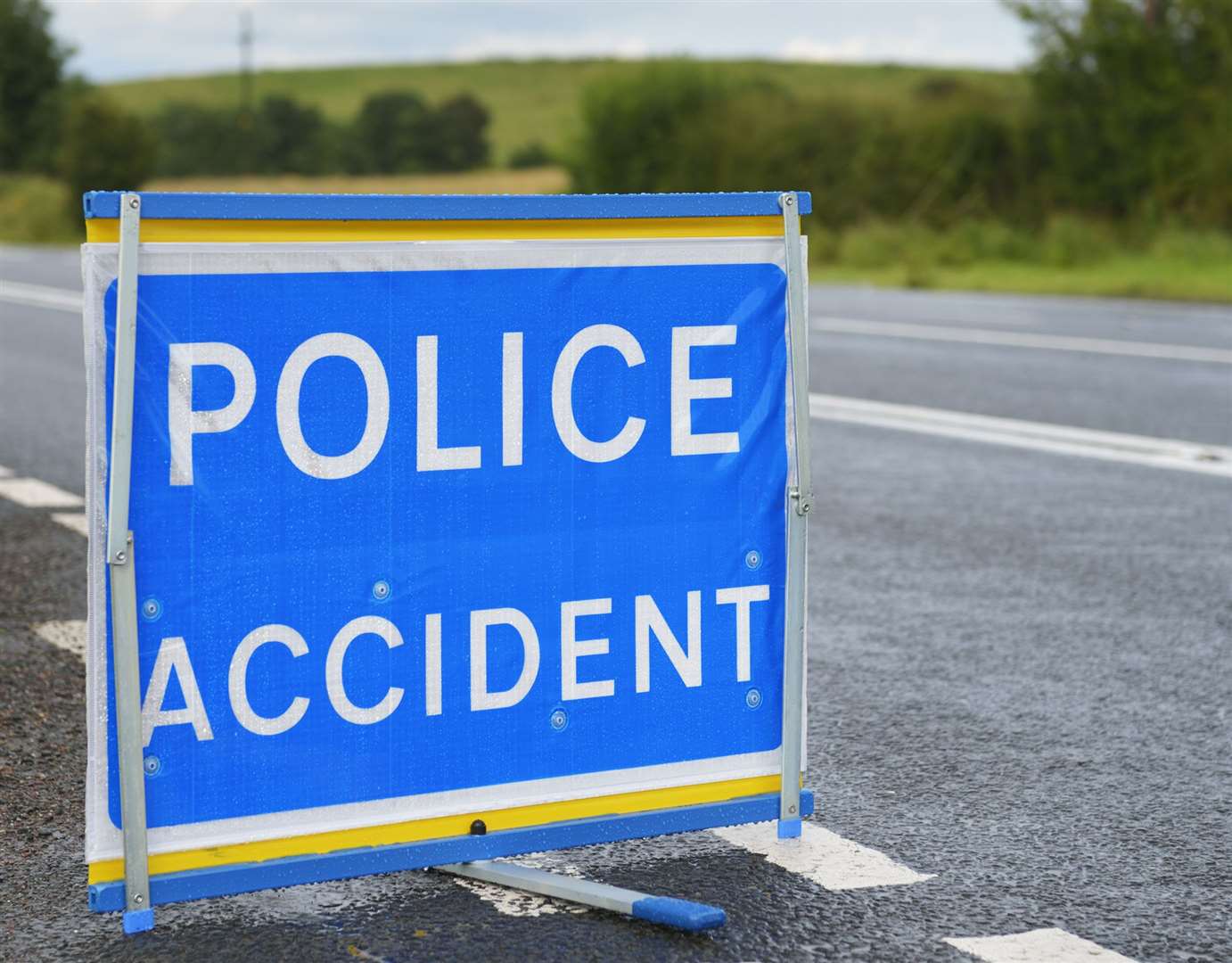 A crash happened on the A28 this evening. Stock picture