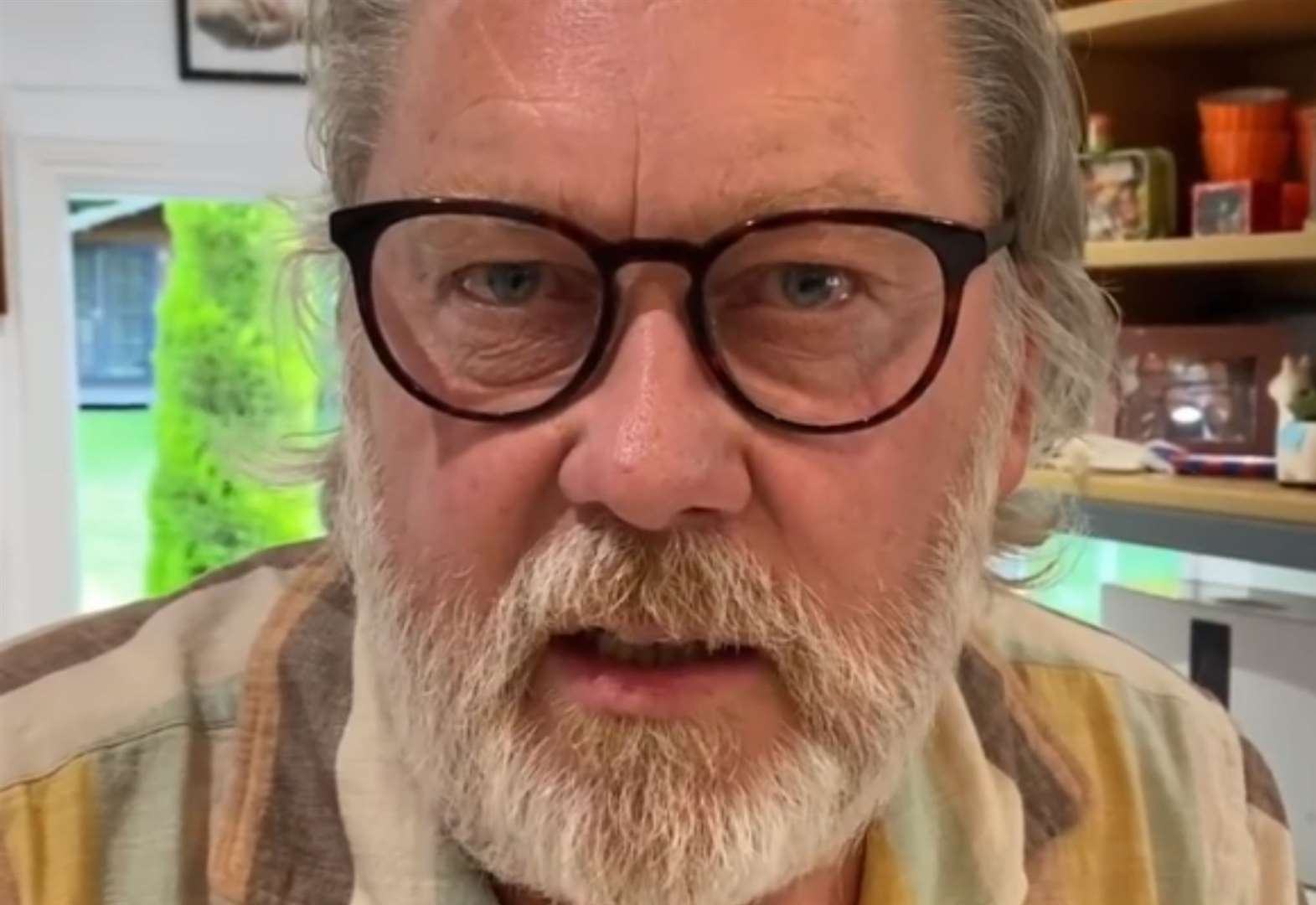 Vic Reeves loves painting in nude at his Charing home, outside Ashford