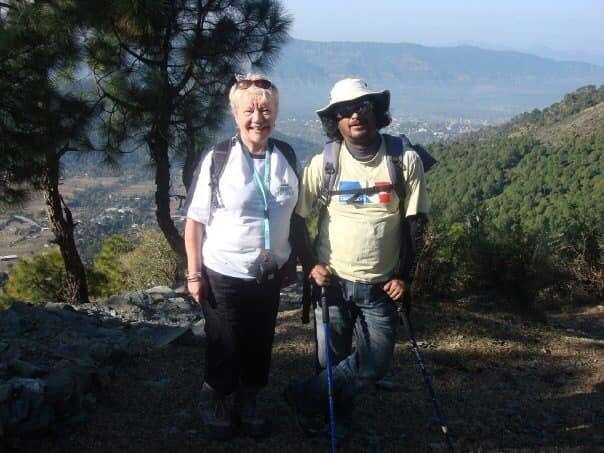 Rosalind was given her own Sherpa guide on Himalayan trek