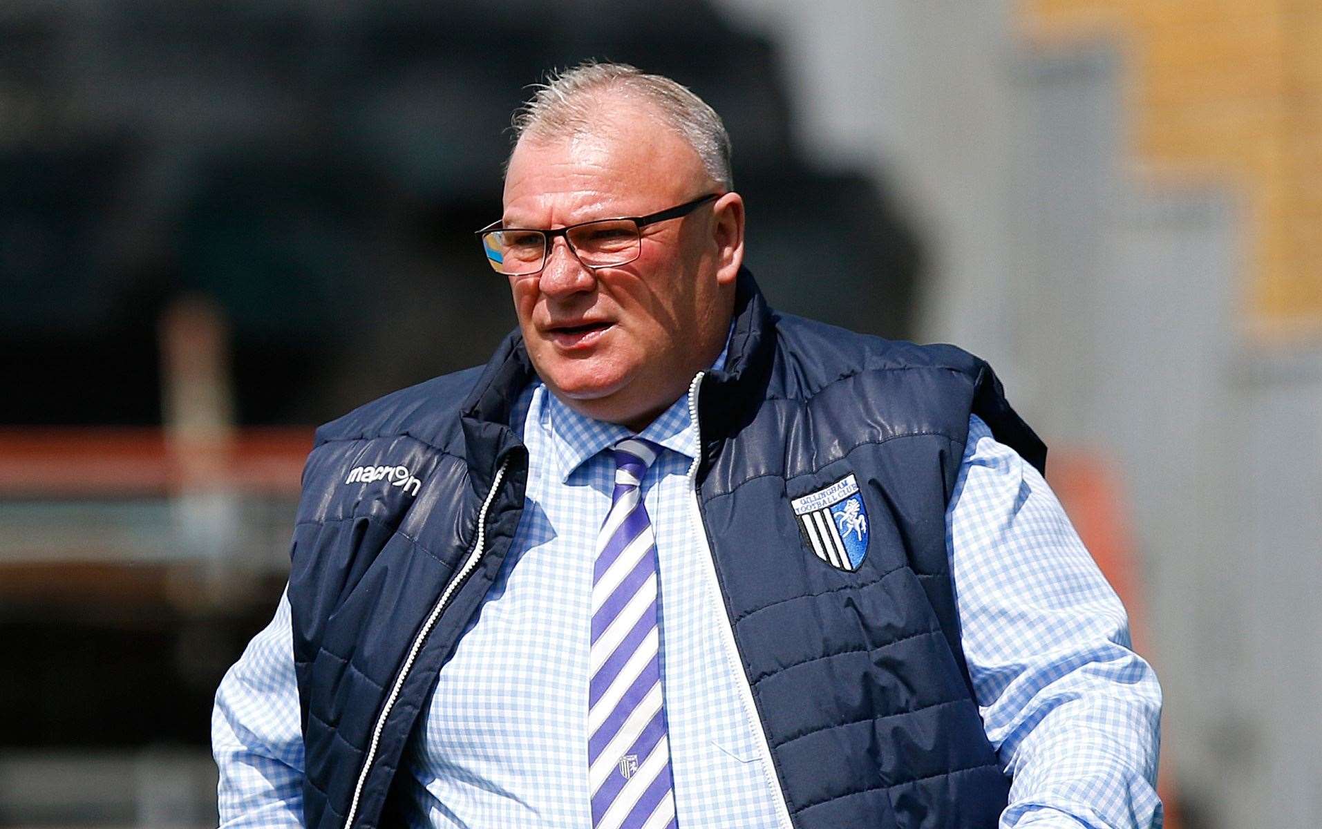 Gillingham manager Steve Evans has been at the club for two years Picture: Andy Jones