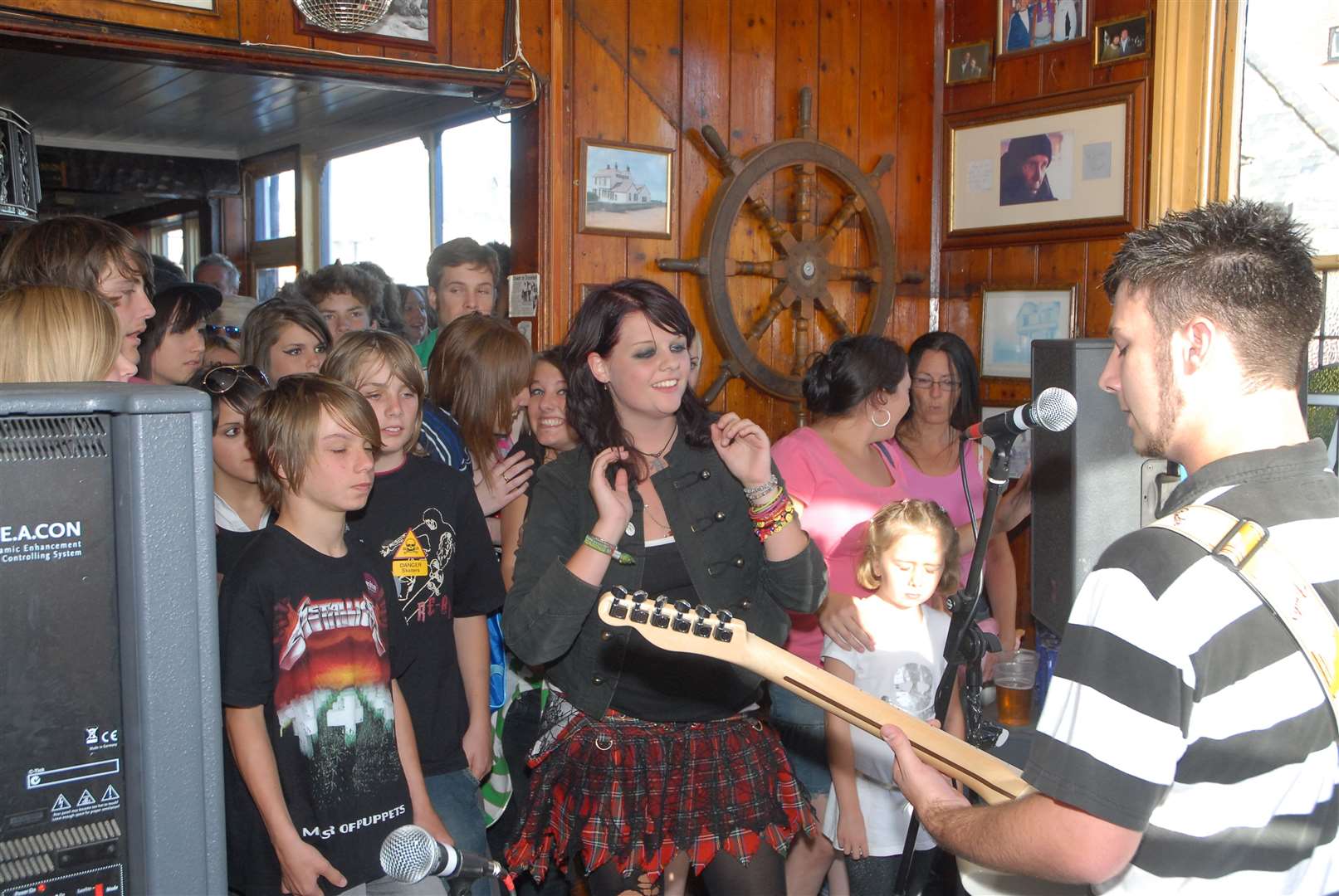 Love Music Hate Racism Festival at The Neptune in Whitstable in September 2007. The pub is still going today and is said to be popular with visiting celebrities