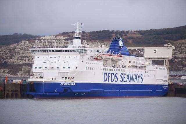 He travelled back to Europe on DFDS Seaways. Photo: Caroline Walker