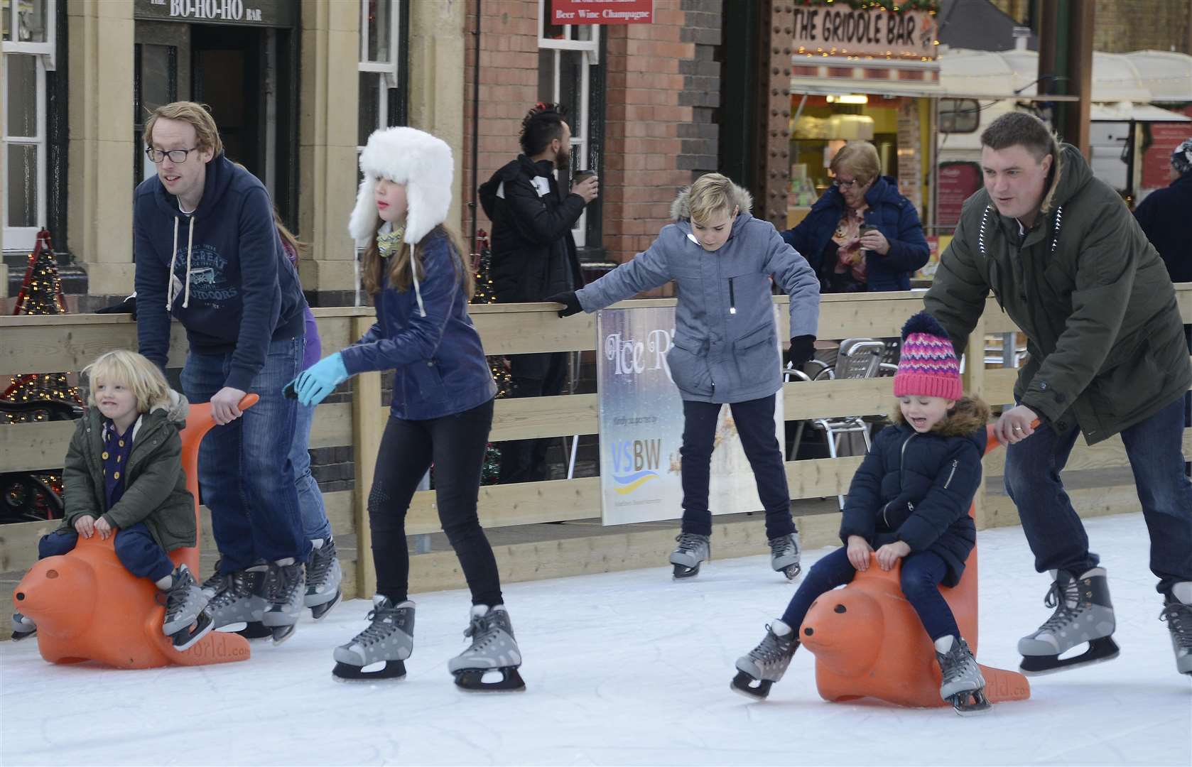 Ice rink opens for Port of Dover White Cliffs Christmas ICEtravaganza