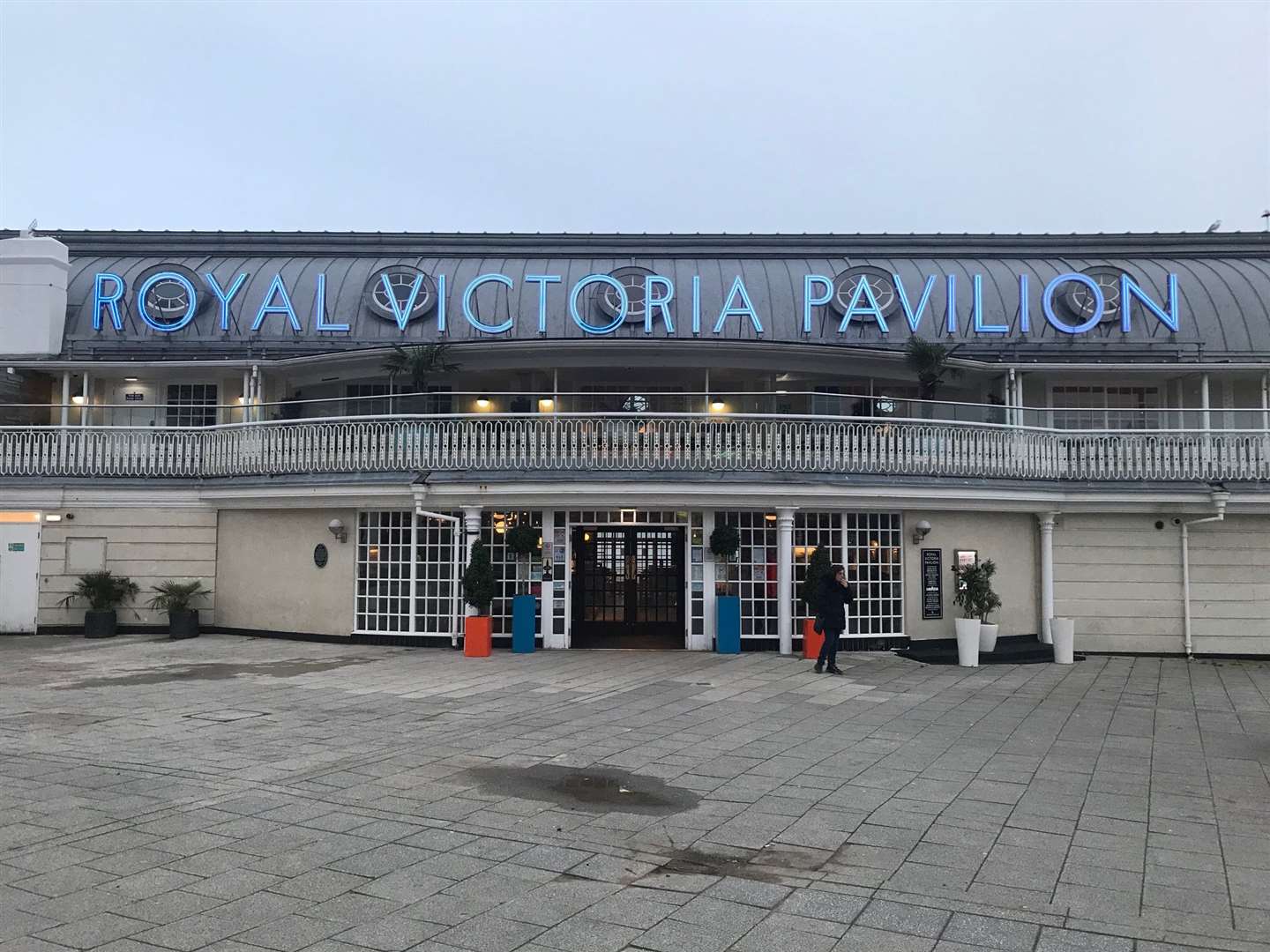 The Royal Victoria Pavilion in Ramsgate is 11,000 square feet in size