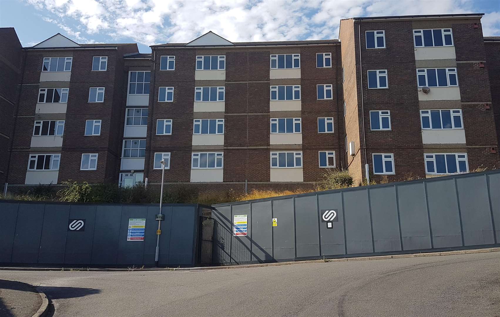 The flats to be demolished next month at Pilgrim Spring