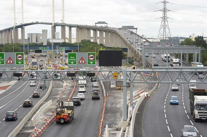 The Dartford Crossing - not the swiftest way to get in or out of the county