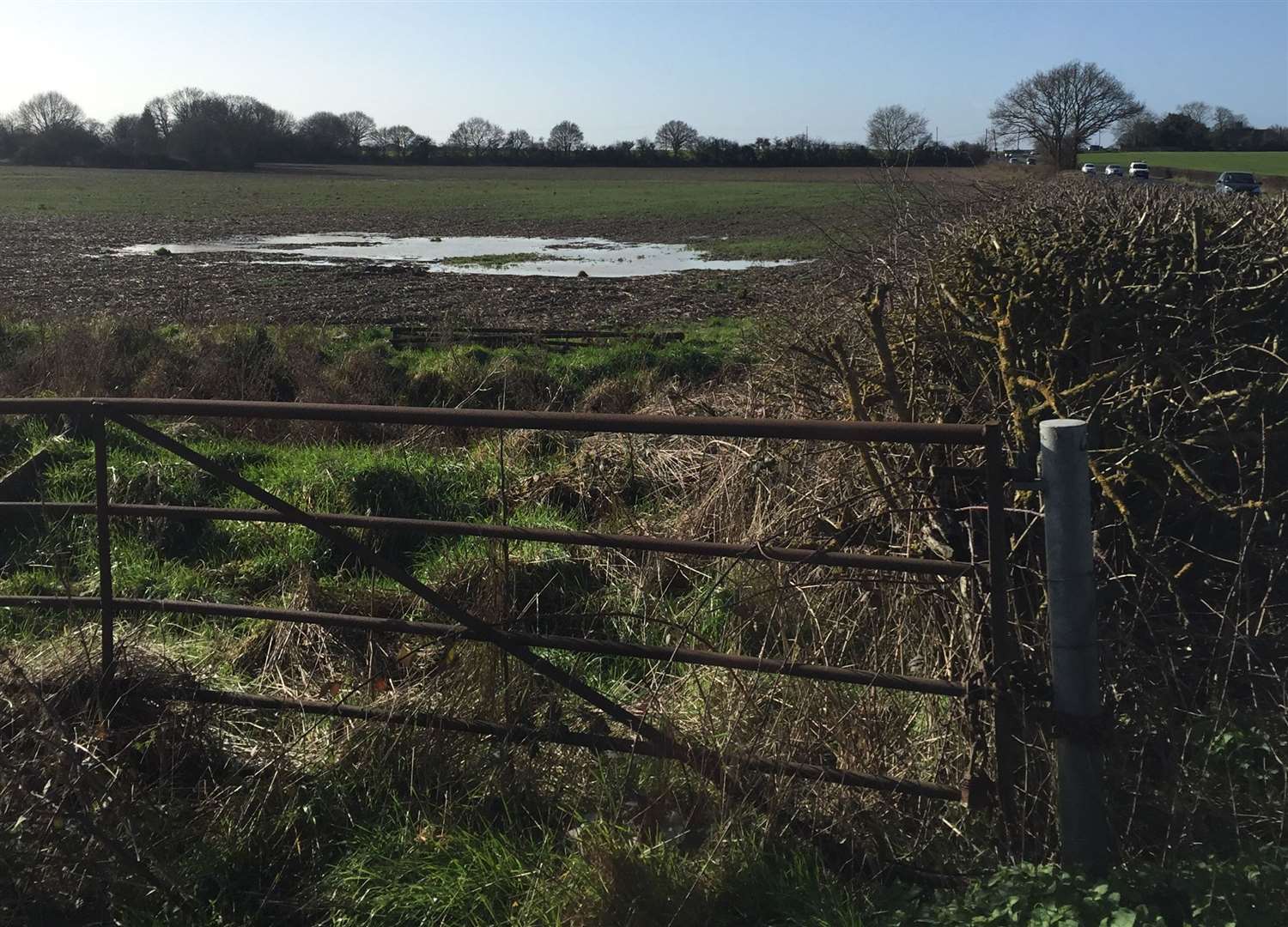 Part of the Possingham Farm site off the A28