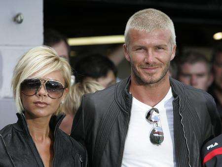 Victoria and David Beckham. Picture: Joe Tyler