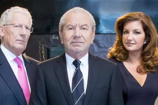 The Apprentice team of Nick Hewer, Lord Sugar and Karren Brady