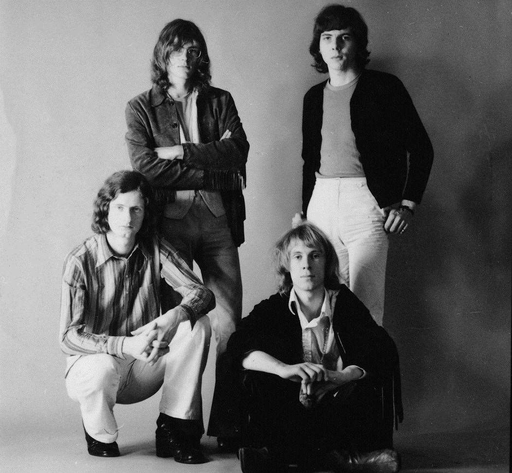 Prog-rock band Caravan pictured in 1970