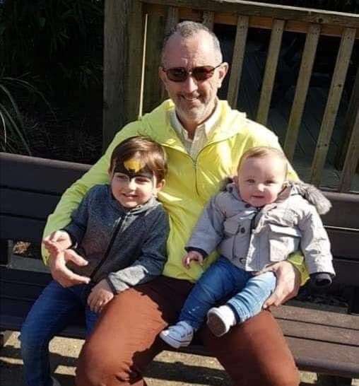 Missing Tunbridge Wells man Paul Perkins with his grandchildren