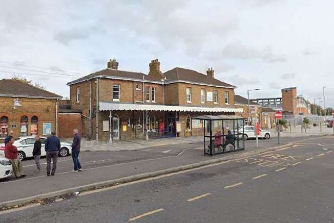 Sittingbourne train station. Picture: Google