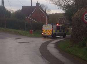 Police in Grange Road, Tenterden