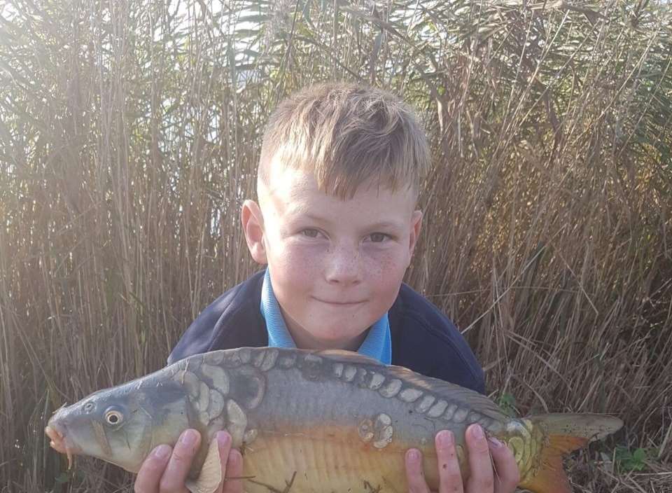 Pupils made it to their fishing trip an hour late